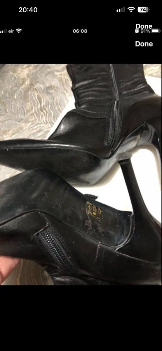 Ladies leather boots size 5 €5 - Image 4