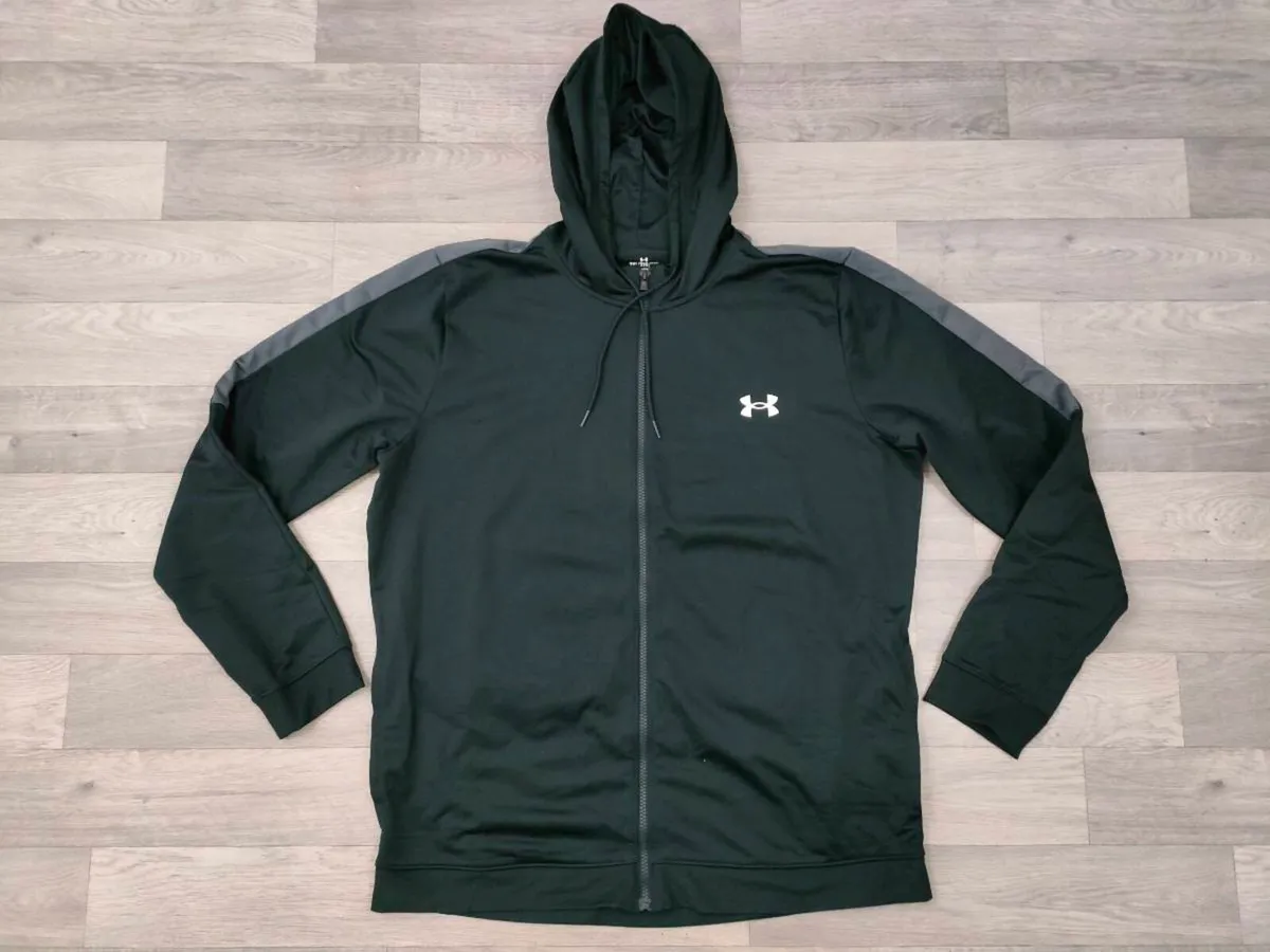 Under Armour Full Zip Hoodie Jacket Mens XXL - Image 1
