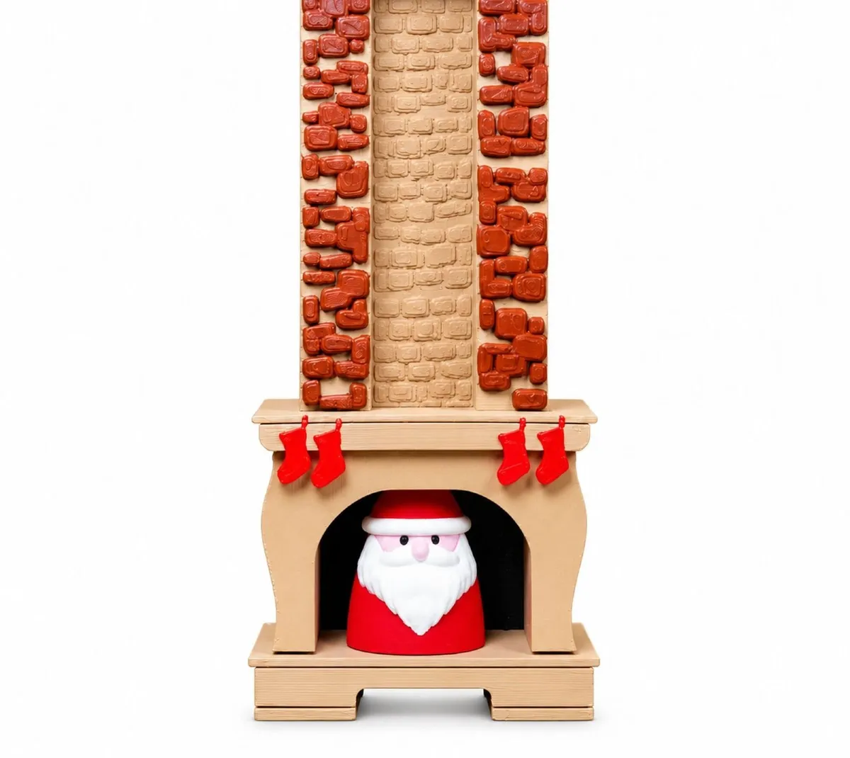 Santa Chimney Advent Calendar, Reusable Christmas - Image 3
