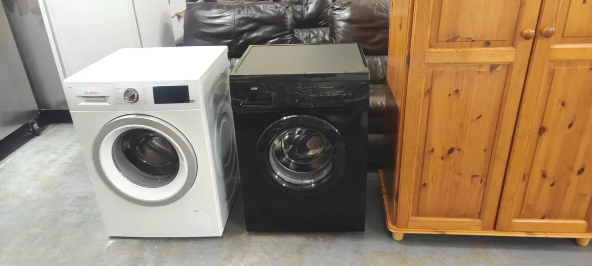 Black 8kg Washing Machine - Image 1