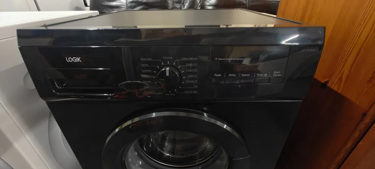 Black 8kg Washing Machine - Image 2