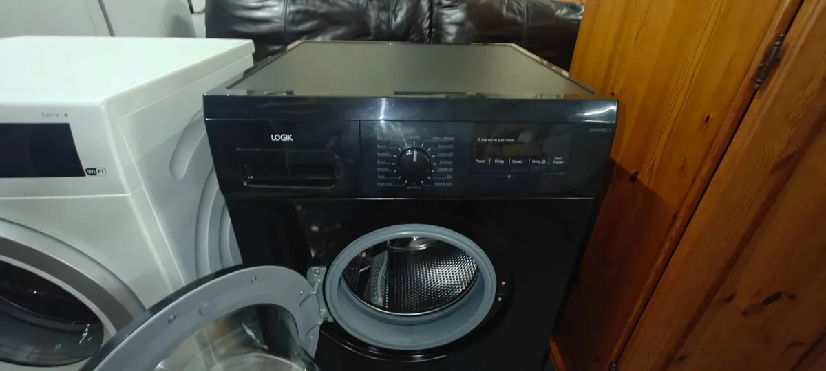 Black 8kg Washing Machine - Image 4