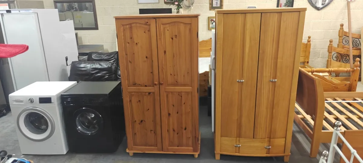 Solid Pine Wardrobe - Image 1