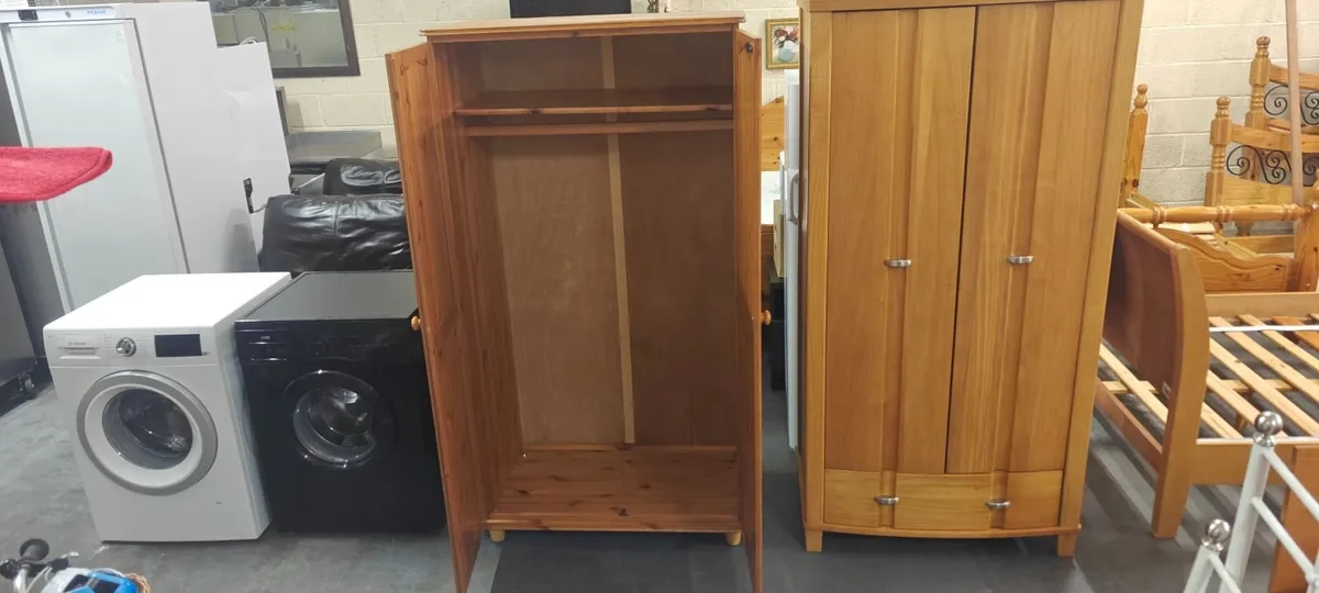 Solid Pine Wardrobe - Image 3