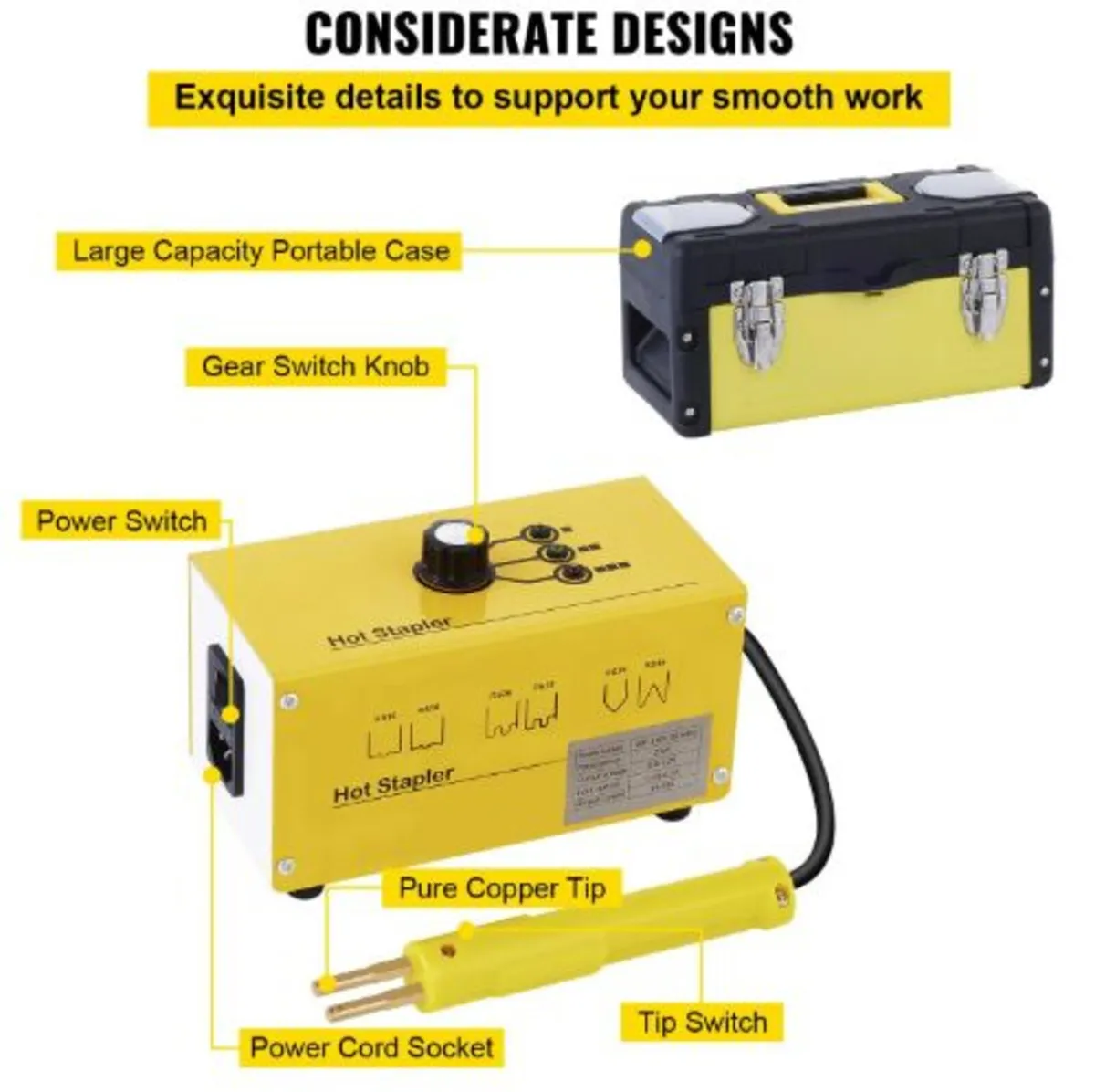 220V plastic welding machine hot staple gun hot - Image 3