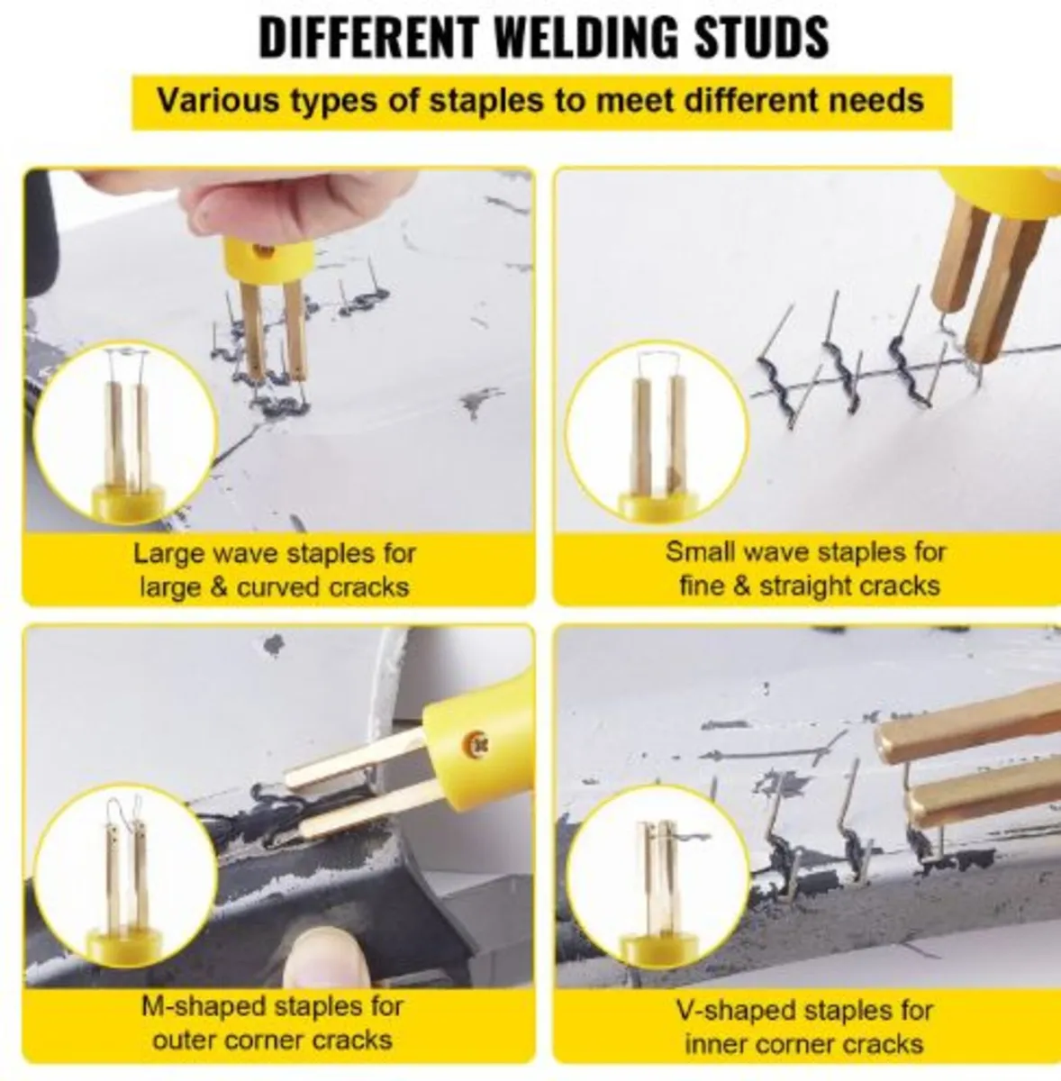 220V plastic welding machine hot staple gun hot - Image 4