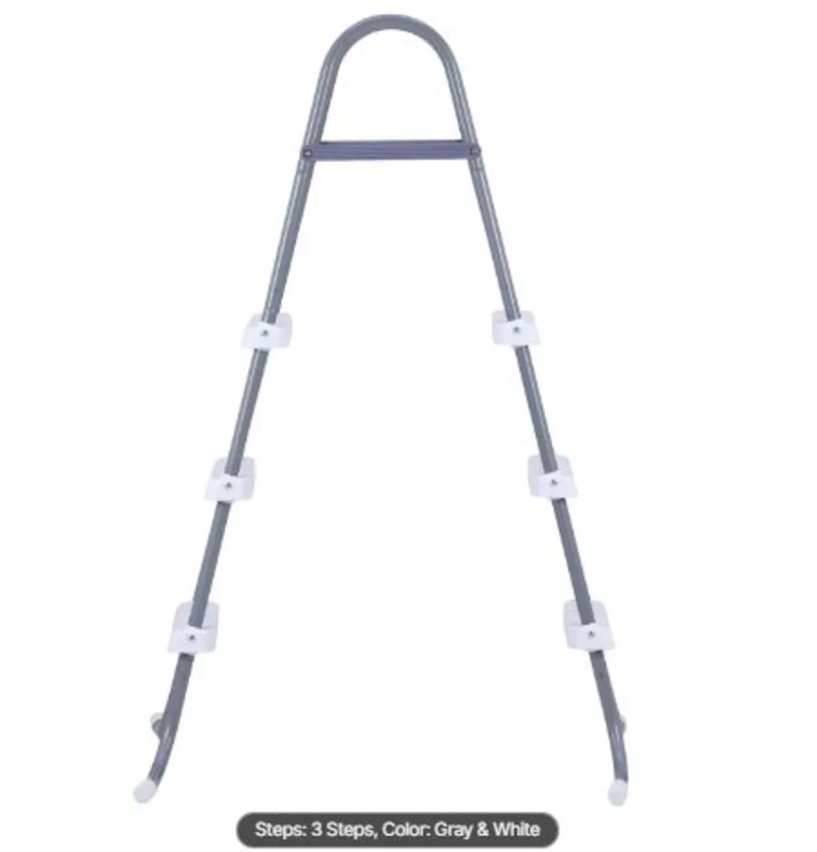 Above Ground Pool Ladder,3-Step Steel A-Frame Swin - Image 4