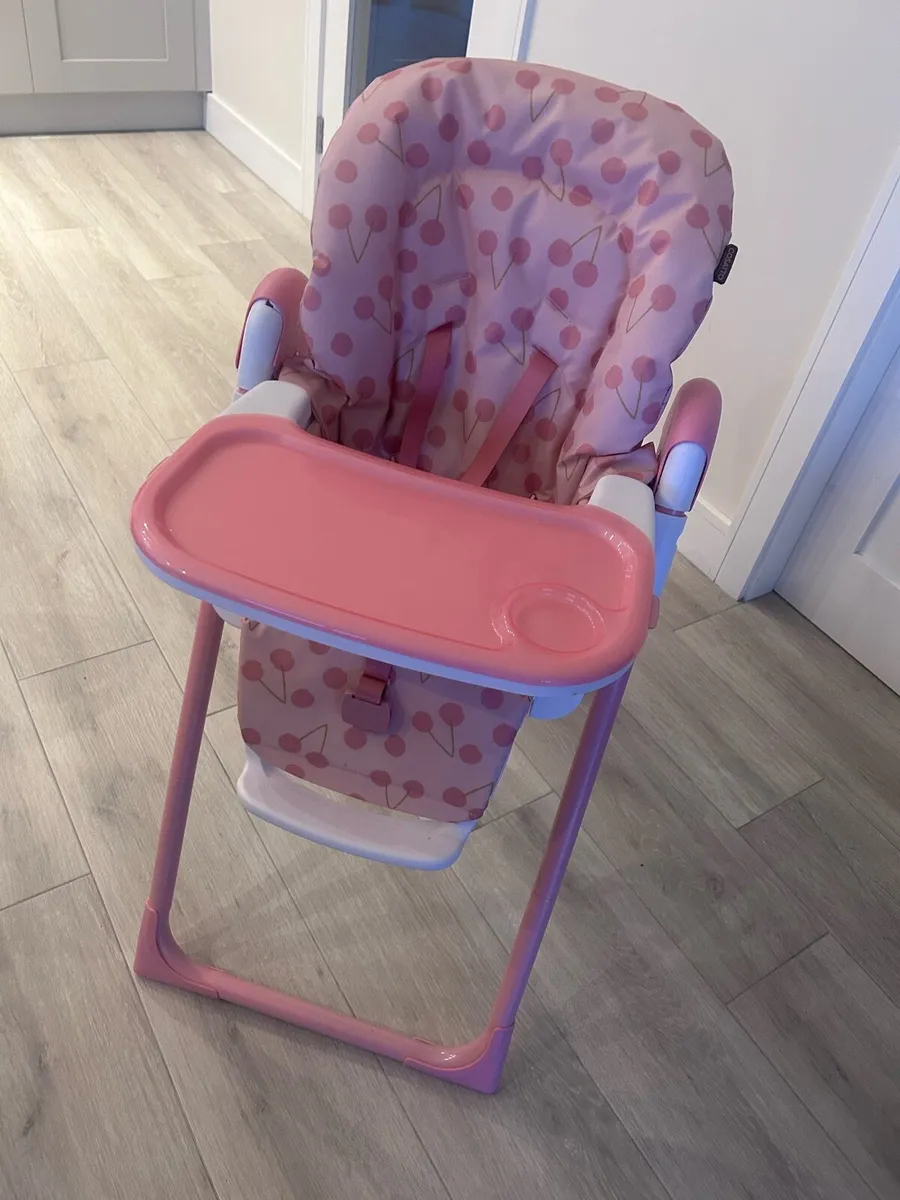 Cosatto Pink Highchair - Image 1