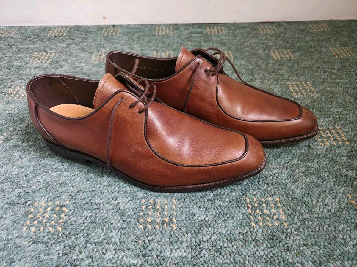 Barker Preston Walnut Leather Shoes – 10 G - Image 4