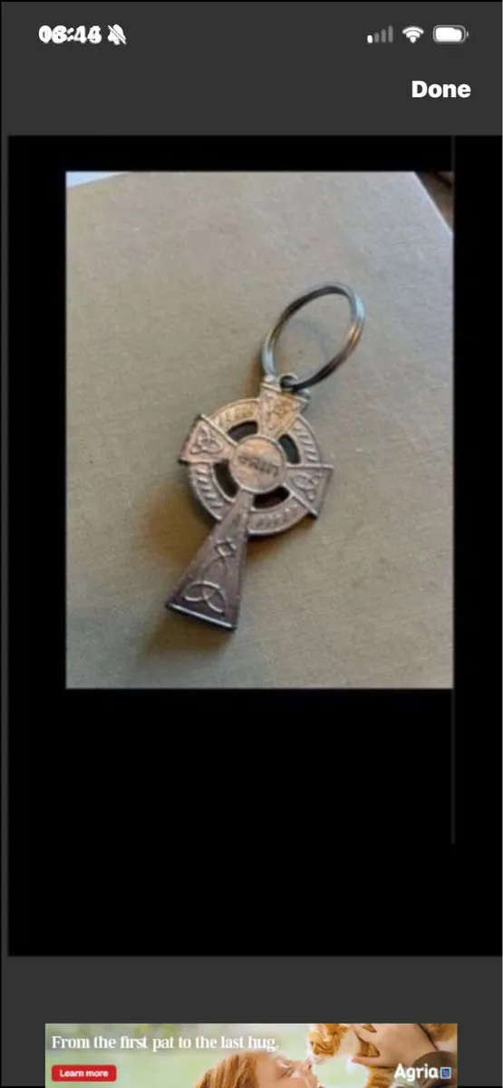 Rare ‘Erin’ Crucifix Key Ring - Image 2