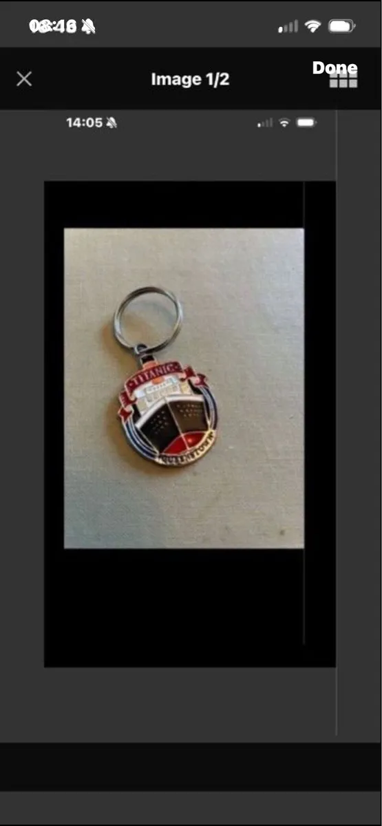 Titanic Queenstown Key Ring - Image 1