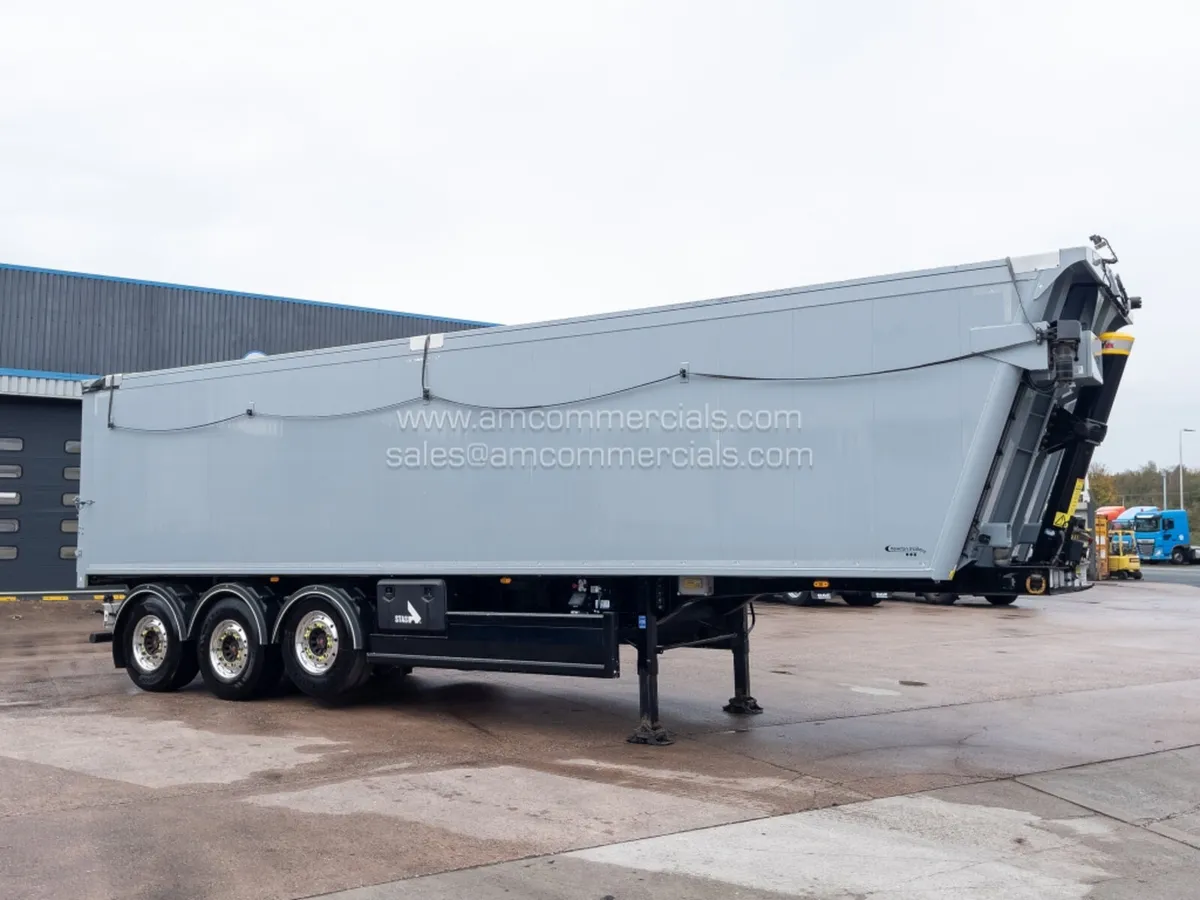 2023 STAS ALLOY PLANK SIDED TIPPING TRAILER - Image 1
