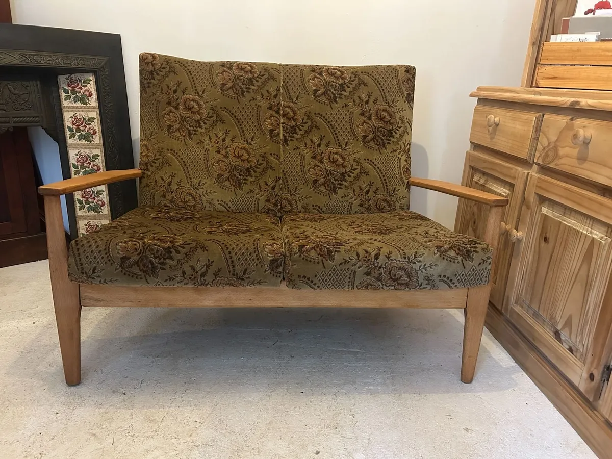 Vintage Parker Knoll 2-Seater Sofa - Image 1
