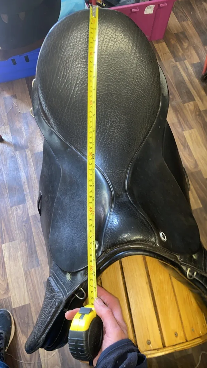 Cliff barnsby black Leather saddle - Image 2