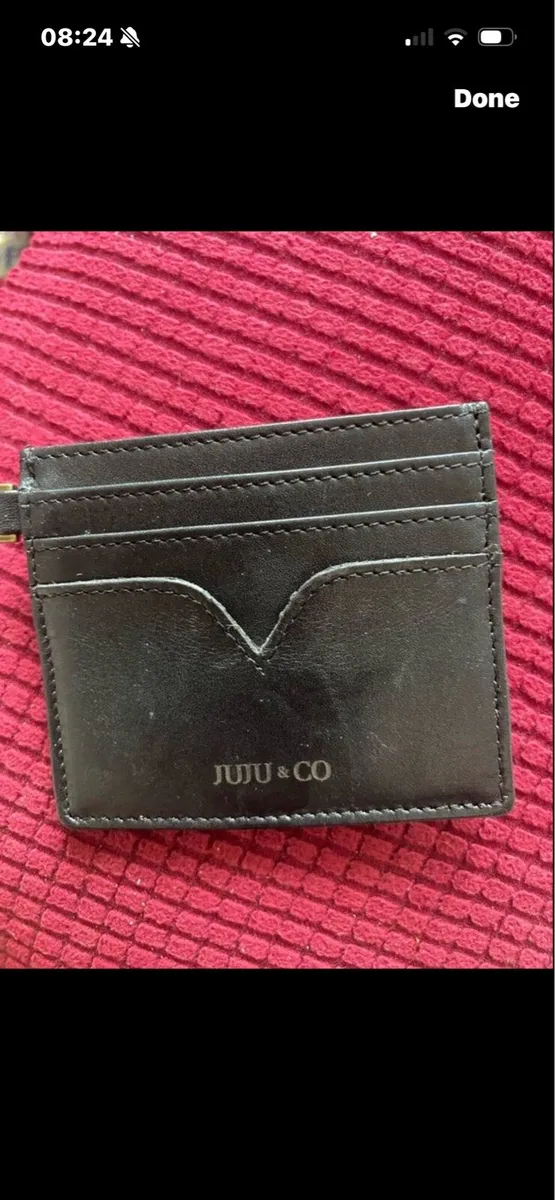 Leather Card Wallet - Image 1
