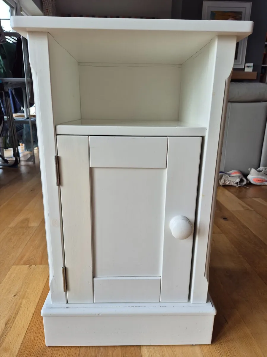 Aspace Charterhouse Bedside Cabinet – White, €50 - Image 2