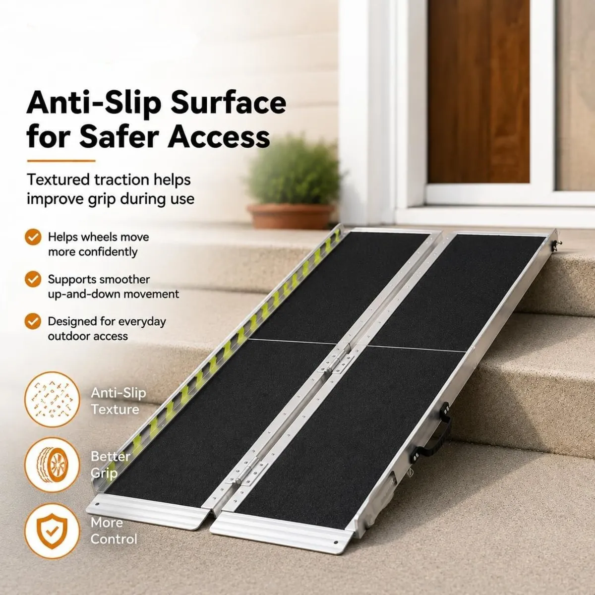 Ramp 7FT Aluminium Access for Home Doorways - Image 1