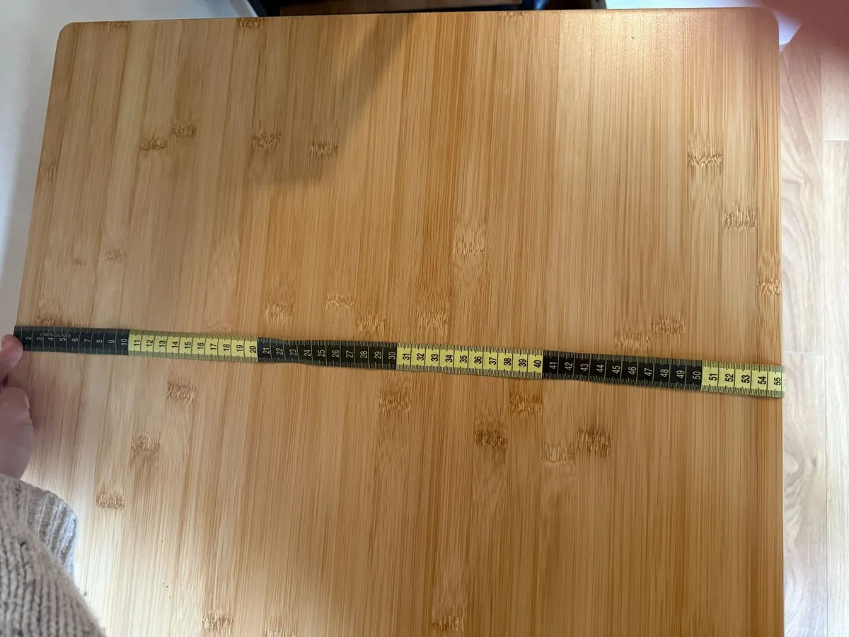 Solid Wood Bamboo Office Desk – €60 - Image 4