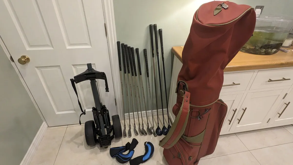 Complete Set Ladies Golf Clubs,New Bag, Trolley - Image 2