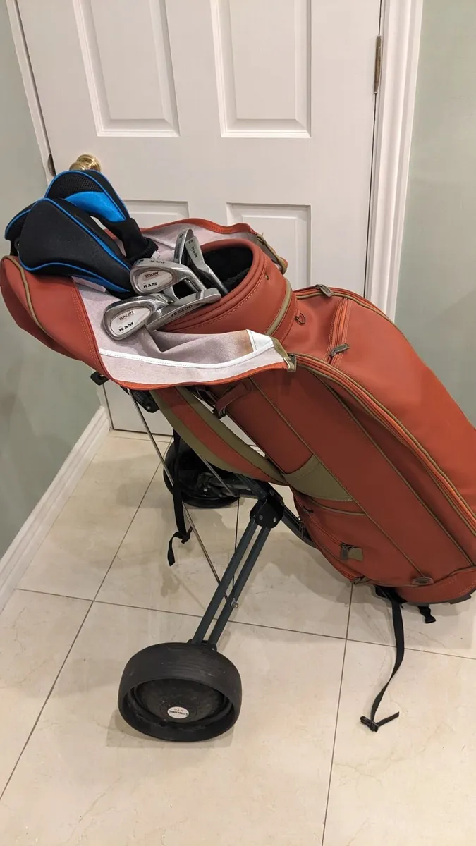 Complete Set Ladies Golf Clubs,New Bag, Trolley - Image 1