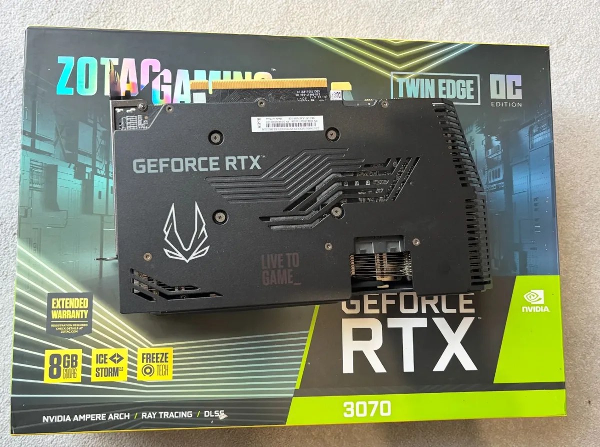 Zotac Gaming RTX 3070 8G-DDR6 graphics card - Image 2