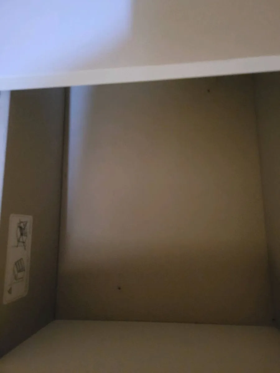 White bedside locker or suitable for under a desk - Image 2
