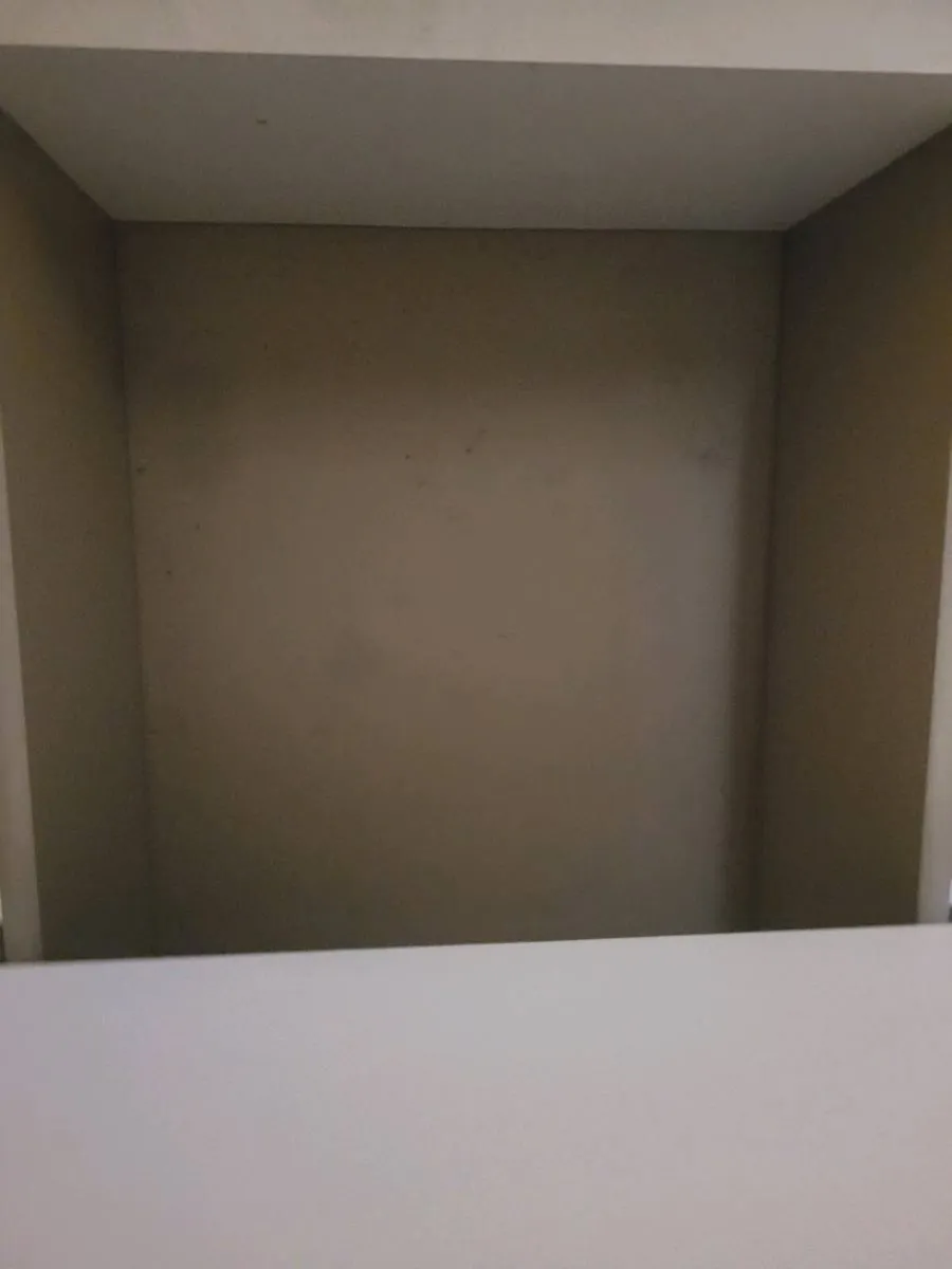 White bedside locker or suitable for under a desk - Image 3