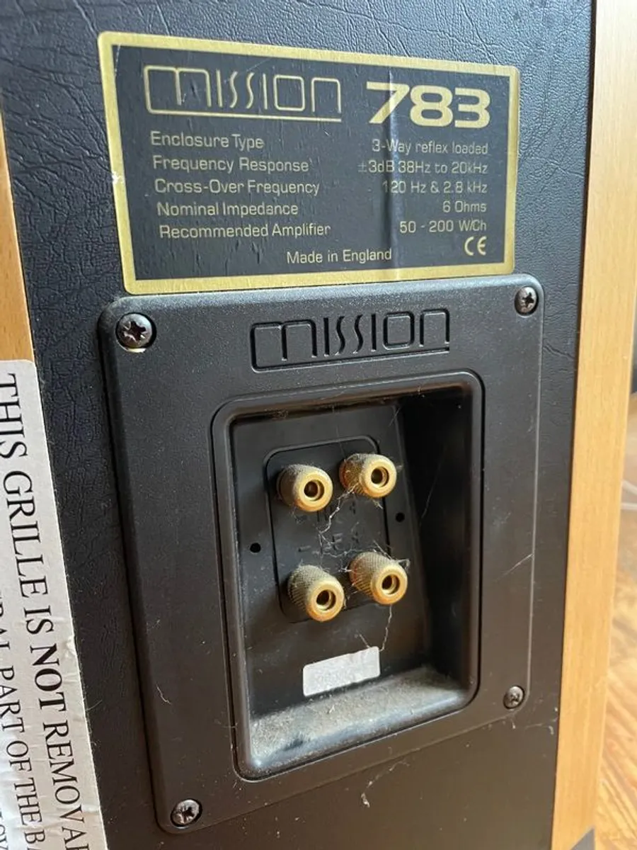 Pioneer Audio-video multichannel amplifier VSA-AX10 Mission 783, speakers and AV receiver bundle - Image 3
