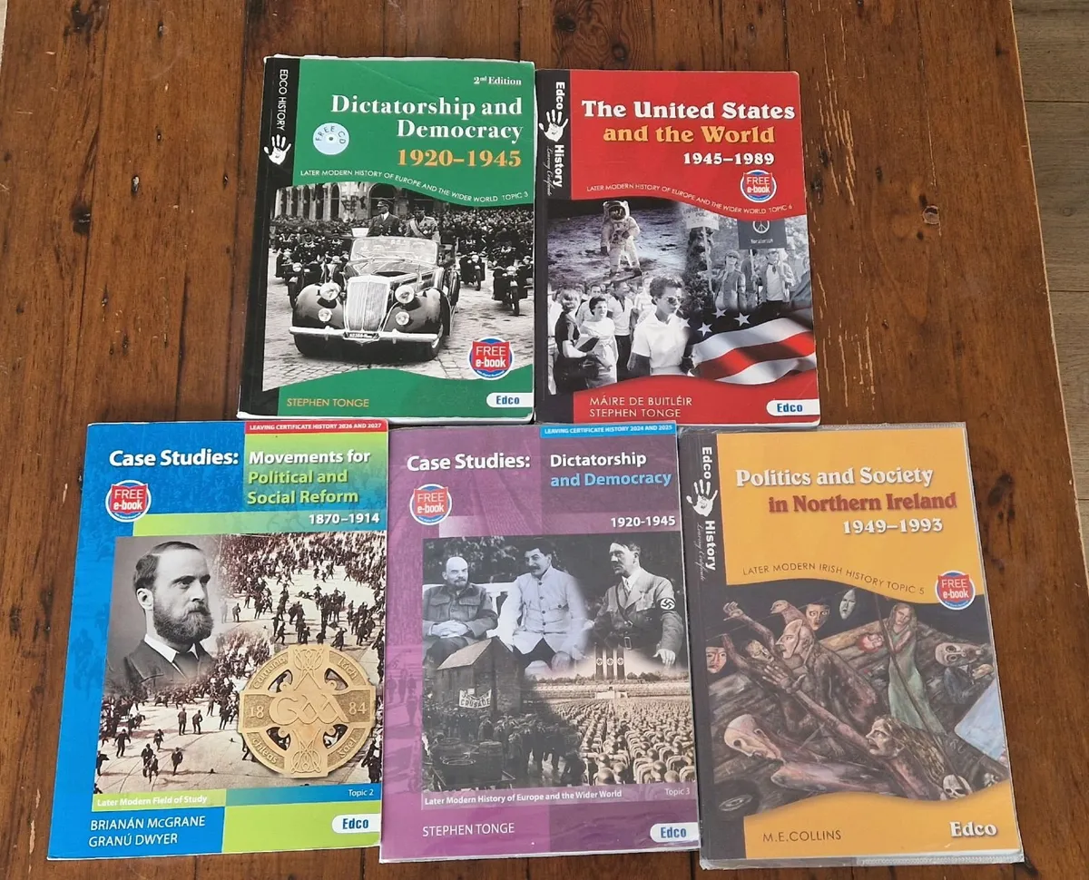 Leaving Cert History books