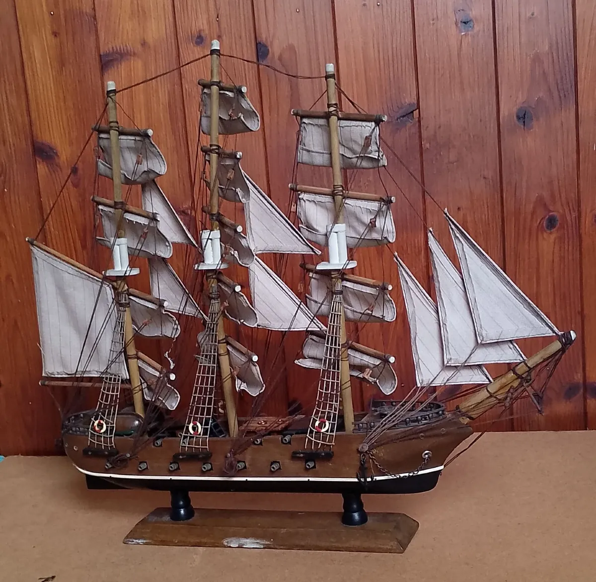 Vintage Fregata XV111  Siecle model war ship - Image 2