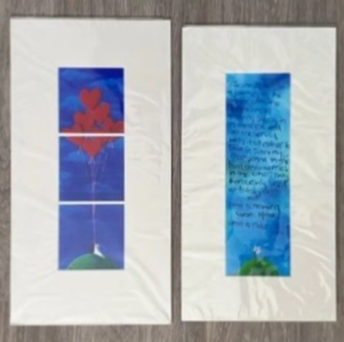 Lucy Pittaway Matched Pair 'Love is in the Air' & - Image 1