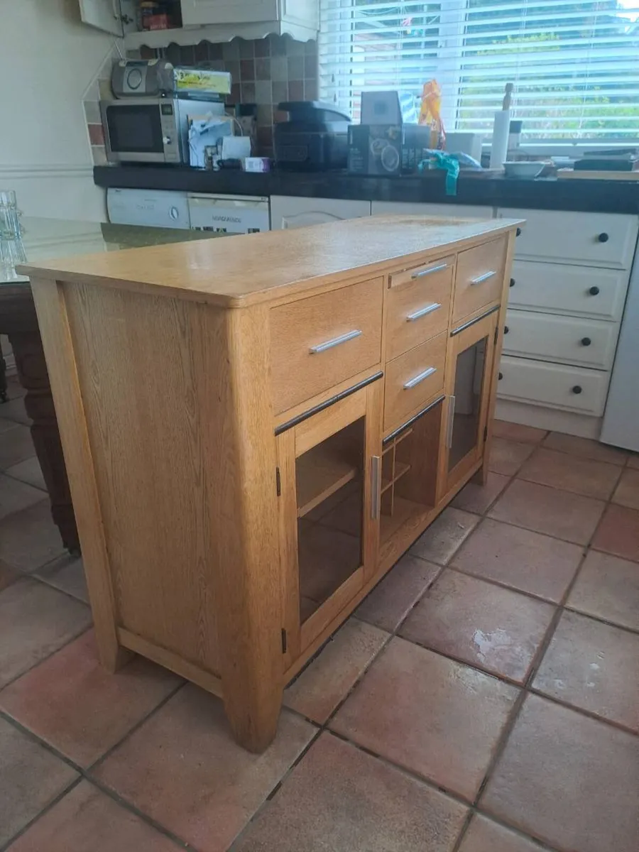 Solid Oak Sideboard - Image 1