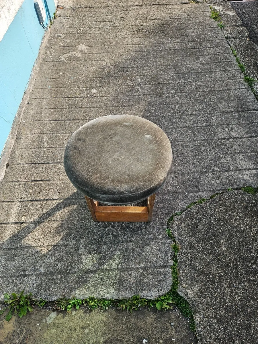 Vintage Retro Foot Stool - Image 1
