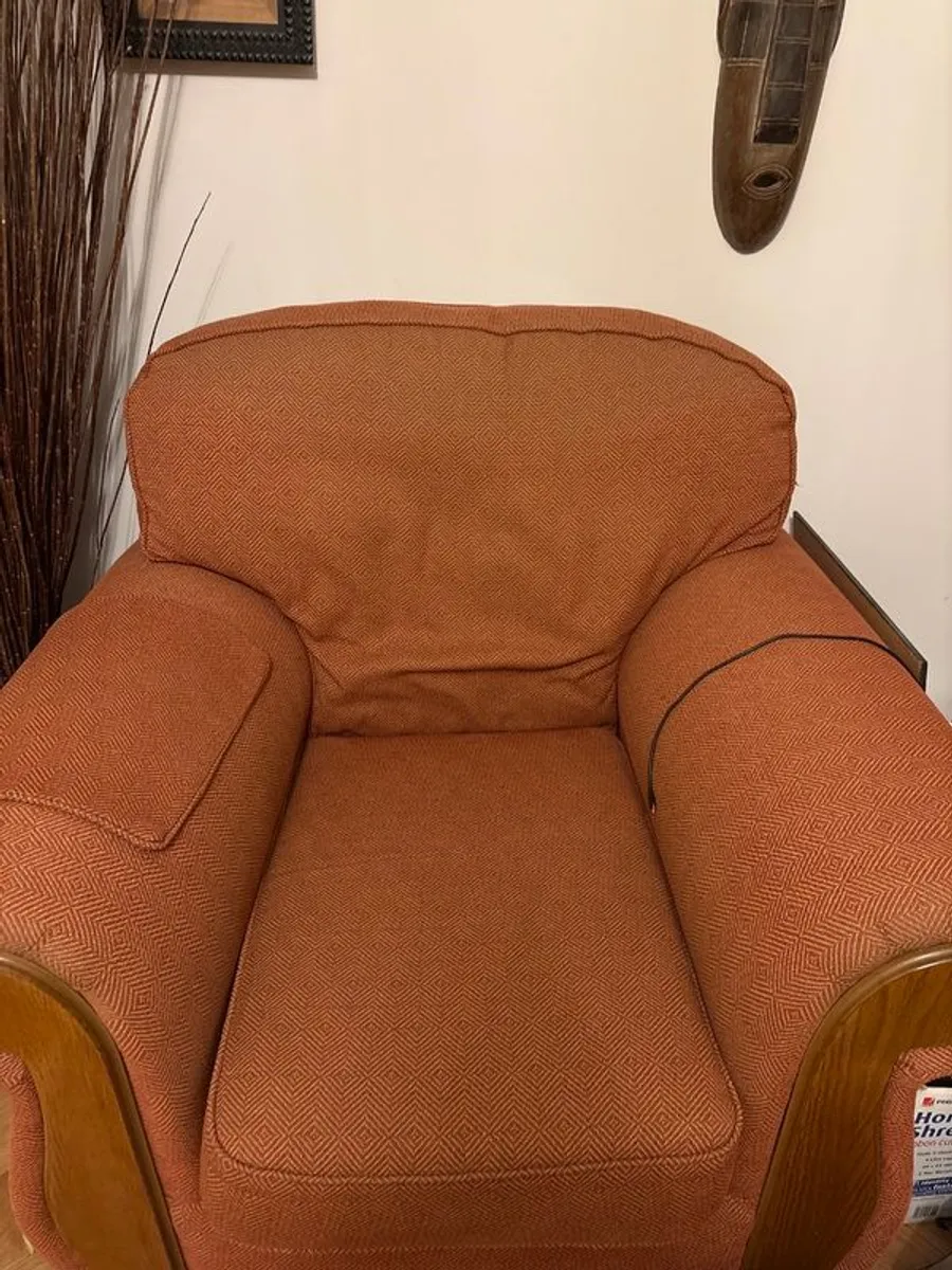 3-seater sofa and matching armchair - Image 2