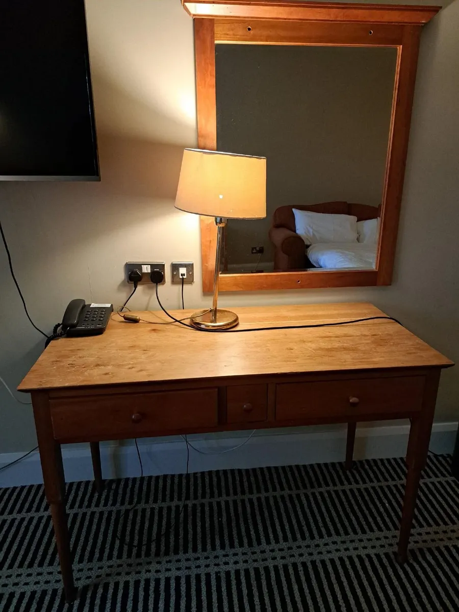 1.2m cherry wood vanity table -HOTEL FURNITURE