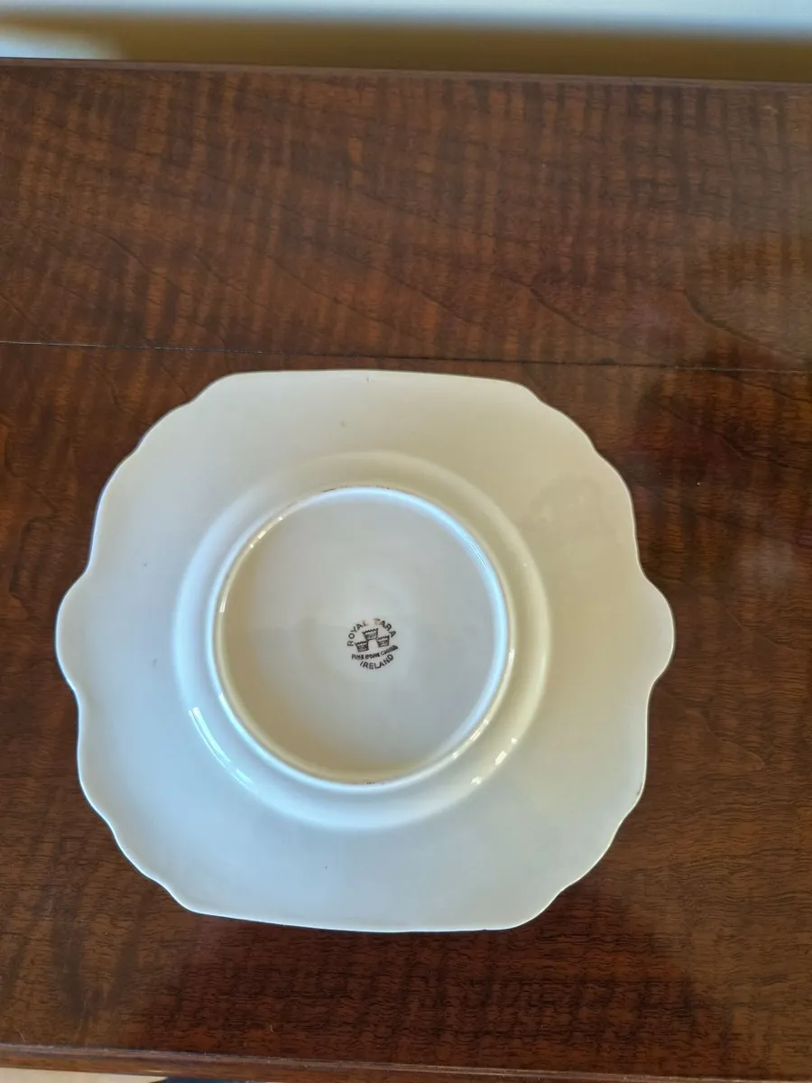 Royal Tara Vintage 1940's china B&B plate - Image 3
