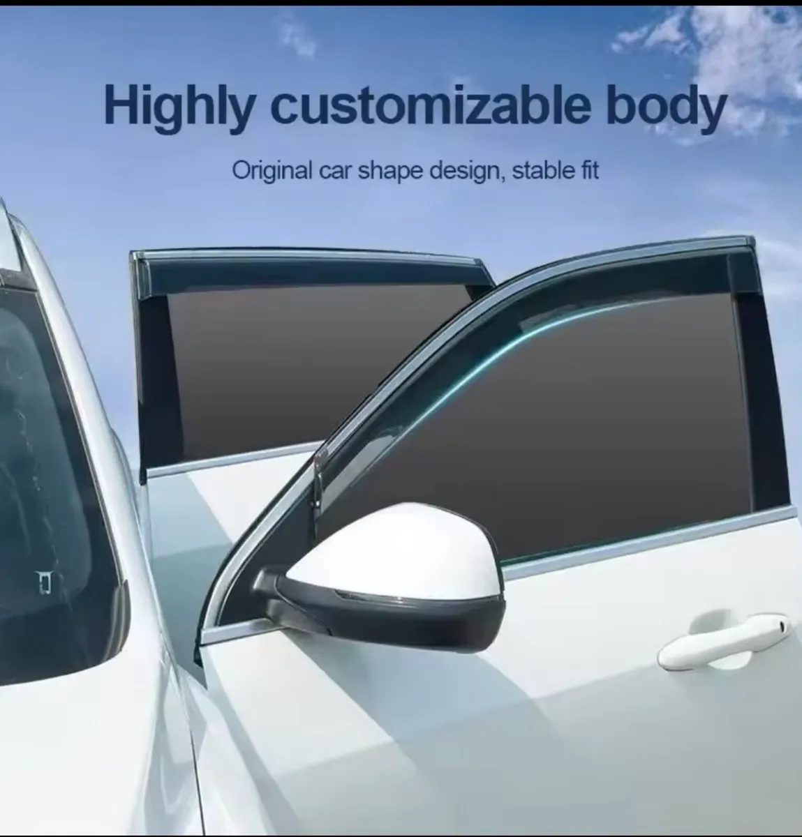 BMW X1 LWB Windows Visors Set - Image 2