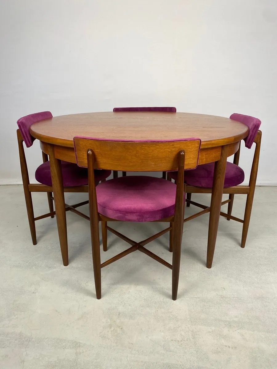 Mid Century G Plan Fresco Table & Chairs - Image 2