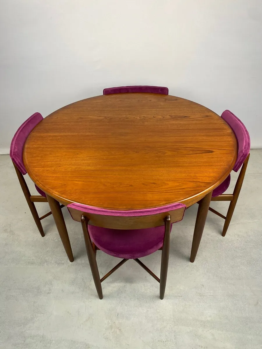 Mid Century G Plan Fresco Table & Chairs - Image 3