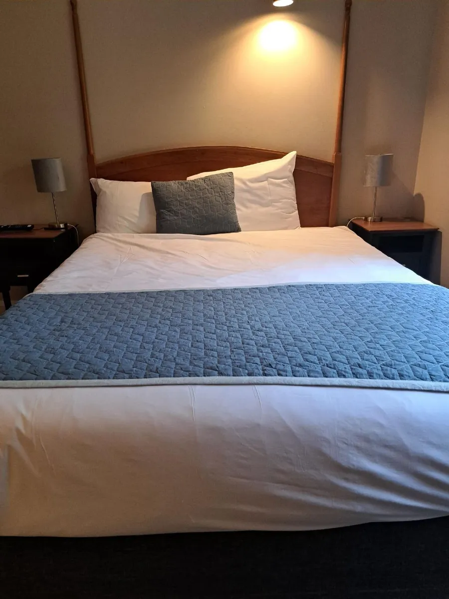 5 FT Oak or Cherry Wood Headboard- HOTEL FURNITURE - Image 2