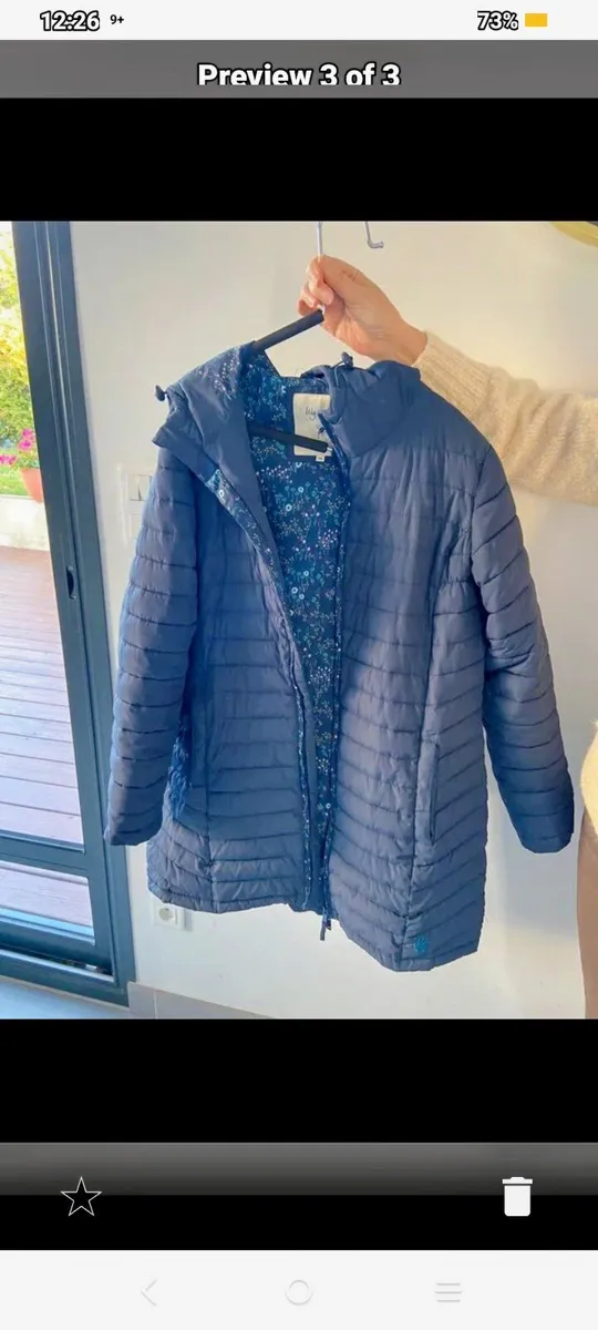PADDED QUILTED COAT - Image 1