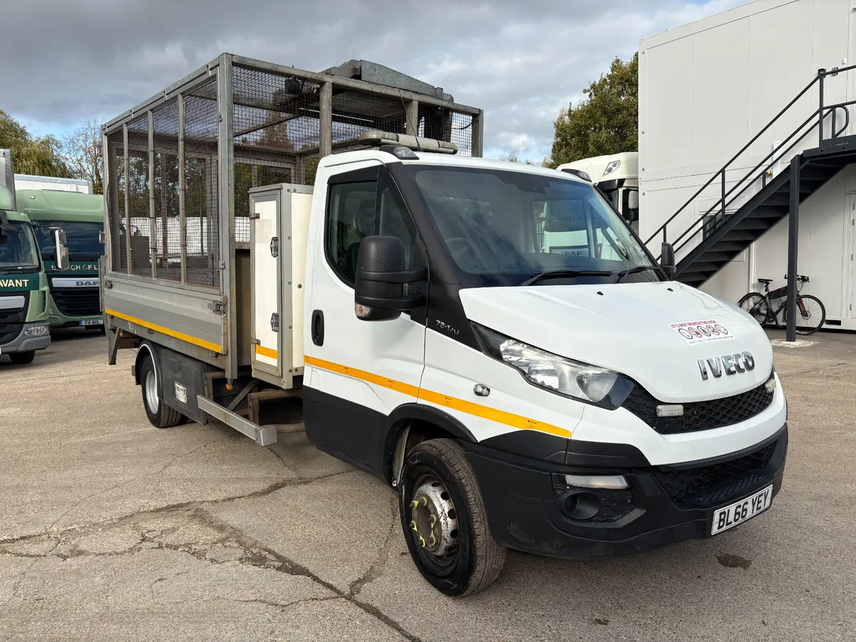 IVECO 72-170 CAGE TIPPER EX COUNCIL - Image 1