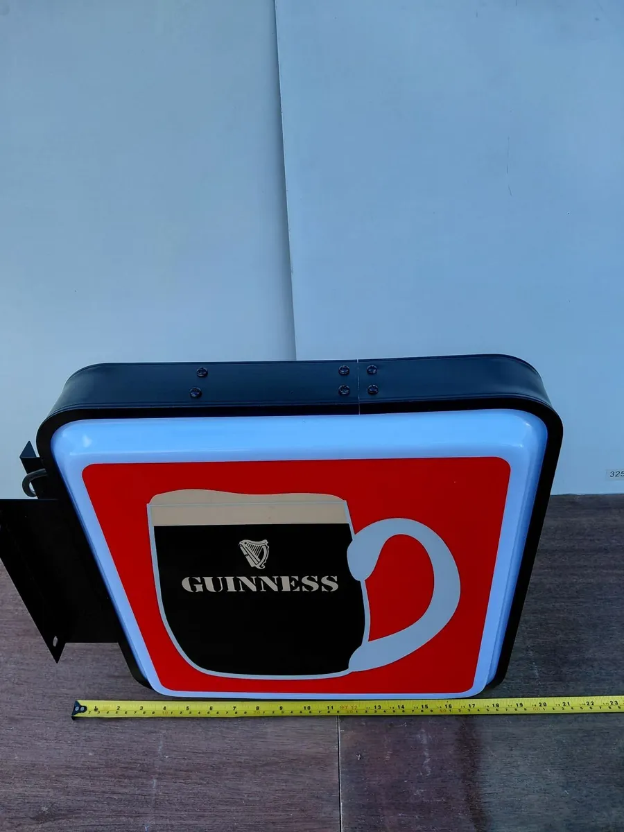 Guinness Illuminated Wall Sign New In Box - Image 2