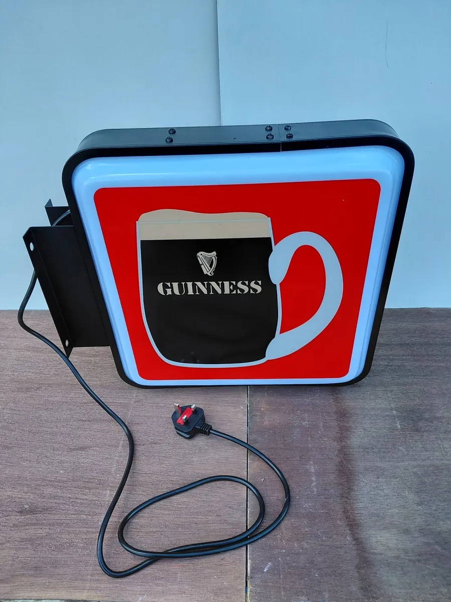 Guinness Illuminated Wall Sign New In Box - Image 4
