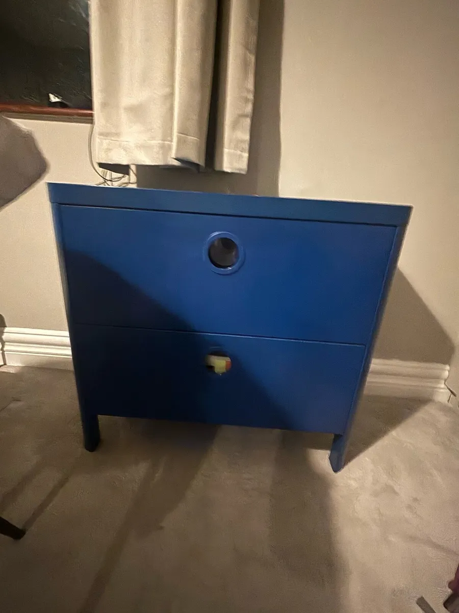 IKEA Busunge blue chest of drawers - Image 1