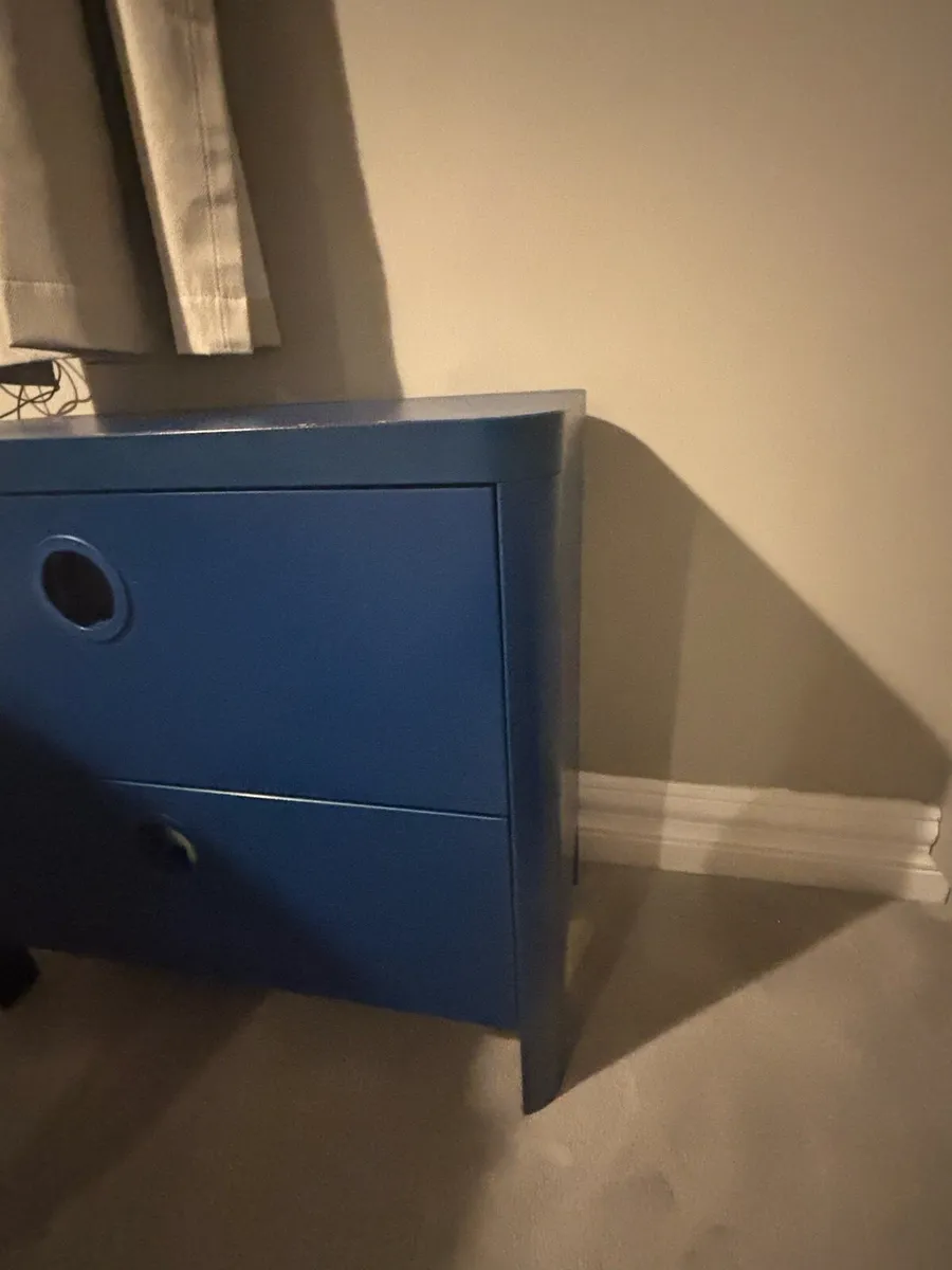 IKEA Busunge blue chest of drawers - Image 2