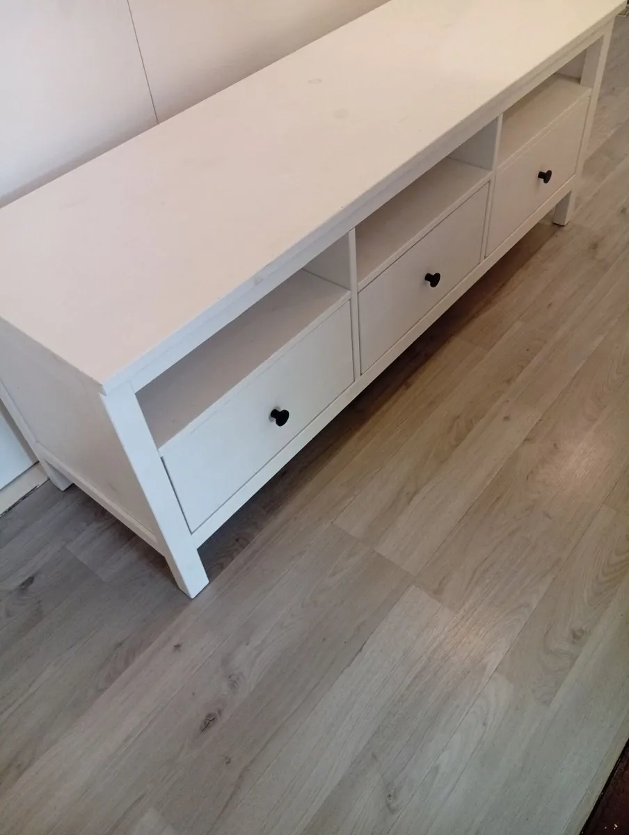 Quality Solid Wood Hemnes Tv Unit Bench - Image 2