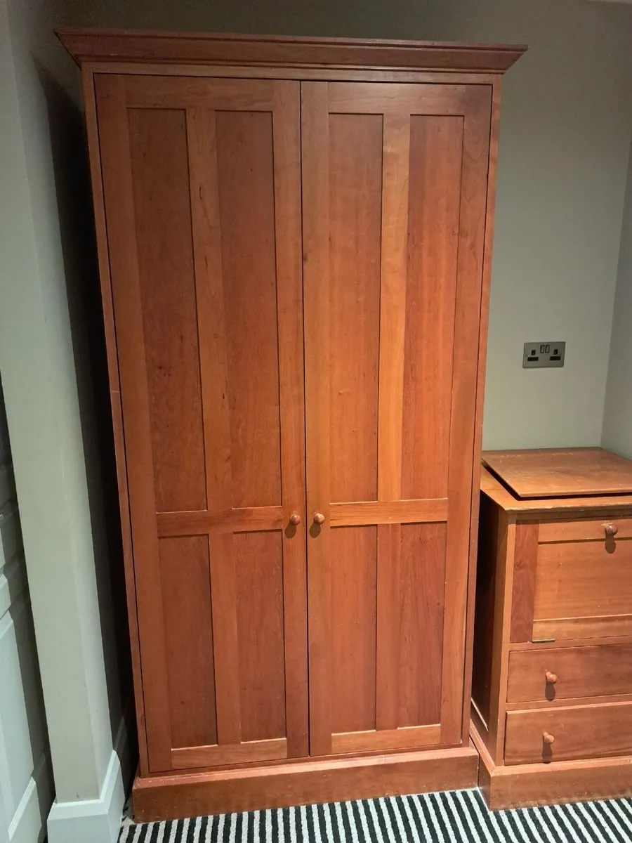Cherry Wood Wardrobe - HOTEL FURNITURE - Image 1