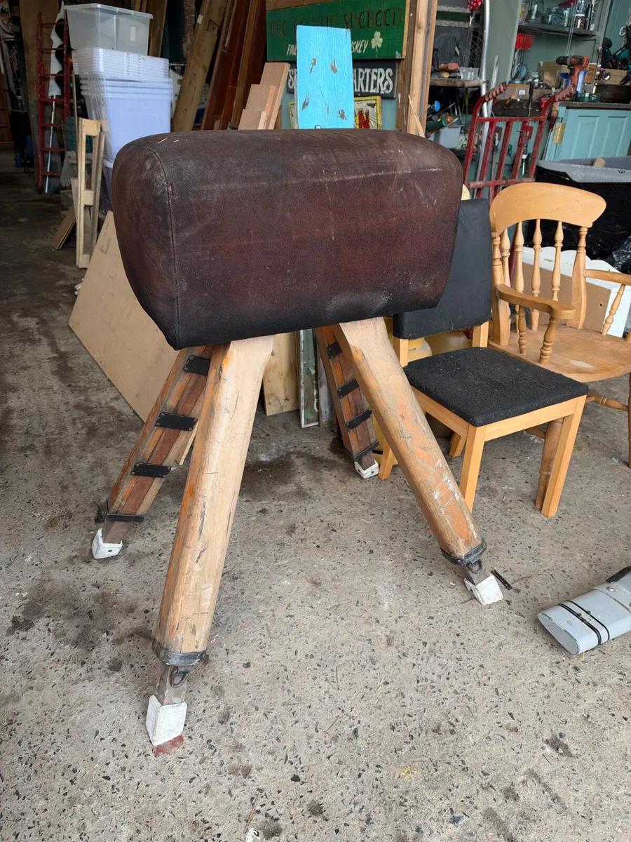Vintage gymnastics vaulting horse - Image 1