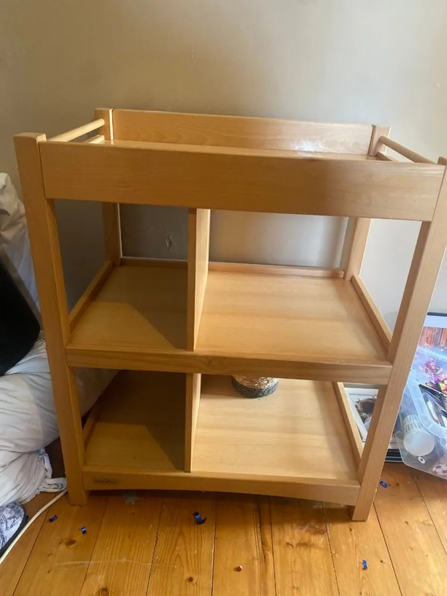 Mamas and Papas wooden changing table - Image 1